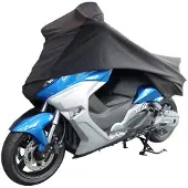 Ds Covers FLEXX Motorhoes Binnen – Stretch Stofhoes – Ademend – Beschermt tegen Stof & Krassen – Zwart – Maat XXL –