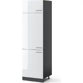 Vicco R-Line Koelkast ombouwkast – 60 cm Wit Hoogglans