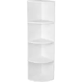 Leobert Hoekplank - - Wit - 30 x 30 x 129,5 cm