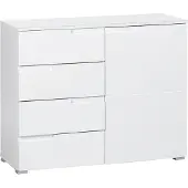 Bega Commode Peso 1 deur 4 lades - wit