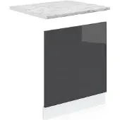 Vicco R-Line Frontpaneel – 60 cm, WB Marmer Antraciet Hoogglans