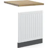 Vicco Frontpaneel Fame-Line Wit Landhuis 60 cm , WB Eik, Model 46554