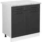 Vicco R-Line Keukenonderkast – 80 cm, WB Marmer Antraciet landhuis