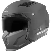 Bogotto Radic 22.06 Mat Zwart Motorhelm Maat XS