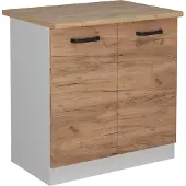 Vicco R-Line Wastafelkast – 80 cm WB Eik Krachtige eik goud