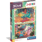 Clementoni legpuzzel stitch, 2x60st.