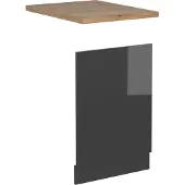 Vicco Frontpaneel R-Line Antraciet Hoogglans 45 cm , WB Eik, Model 53873