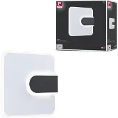 Paulmann 71168 LED-wandlamp LED 12.5 W LED Wit, Zwart
