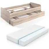 VitaliSpa Enzo Kinderbed – 90x200 cm met matras Sonoma