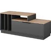 Vicco Betti Lowboard – 120 x 49.9 cm met 1 deur Antraciet/Sonoma
