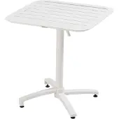 Oviala - Luie tafel 70 x 70 cm wit - Almada