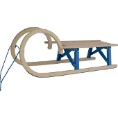 Powershot Opvouwbare houten slakkenslee - 100cm