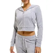 Juicy Couture Sweatvest 'Madison' grijs