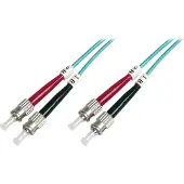 Digitus DK-2511-10/3 Glasvezel Optische vezel Aansluitkabel [1x ST-stekker - 1x ST-stekker] 50/125 µ Multimode OM3 10.00 m
