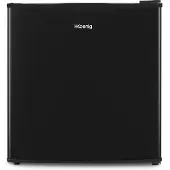 Koenig Mini-koelkast FGX470, zwart, 45 liter, compact, stil, omkeerbare deur, verstelbare thermostaat, 4-liter ijsvak, verstelbare poten, 39 dB. []