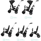 Kinderkraft EASYTWIST driewieler, zwart