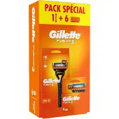 Gillette Fusion 5 Scheersysteem Handvat met 6 Mesjes 1 Set