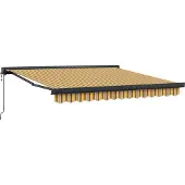 vidaXL Uitschuifbare luifel Meerkleurig 300 x 250 x 165 cm