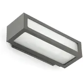 Faro 70887, Wandlamp voor buiten, donkergrijs, aluminium, IP54, klasse I, E27
