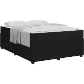 vidaXL Bedframe Zwart 160 x 200 cm Stof