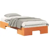 vidaXL Bedframe Bruin 75 x 190 cm