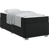 vidaXL Bedframe Zwart 80 x 200 cm Stof