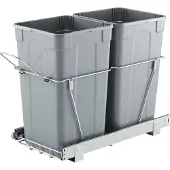 Vevor 27 Qt + 27 Qt uittrekbare prullenbak voor keukenkastjes