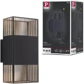 Paulmann 71251 LED-wandlamp LED vast ingebouwd 3.7 W LED Zwart