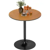 HOMCOM -Eettafel-70x70x75cm-MDF-Bruin