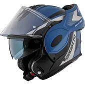Bogotto FS-X600 Atyr Limited Edition Mat Blauw Systeemhelm Maat XS