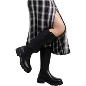 Refresh Dames Laarzen 172935 zwart (38), 1 tot 3 cm, Ritssluiting, Casual 17293501-NEGRO