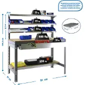 Simonwork (bancos De Trabajo) Bt1 Box Werkbank 1445x910x610 Mm