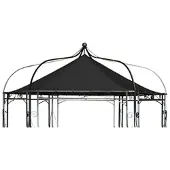 CLP Vervangingsdak - Tuinpaviljoen zwart