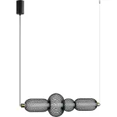 ITALUX LED-hanglamp 16W Marco PND-84283-4-BK van