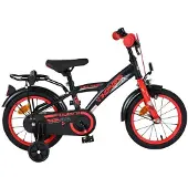 Volare Thombike Kinderfiets - Jongens - 14 inch - Zwart Rood