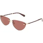Calvin Klein Amandel Zonnebril Rimless Ontwerp