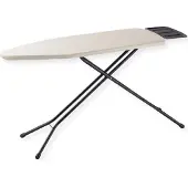 Sensahome Strijkplank – Inklapbare Strijktafel met Stoomunithouder – 125×45cm – Taupe