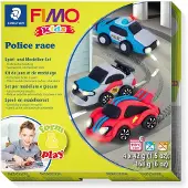 Staedtler kids 8034 - ovenhardende boetseerklei - Form&Play set "Police race"