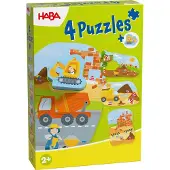 Haba Bouwplaats Puzzel (3 en 4 stukjes)