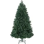 HOMCOM Kerstboom - Kunststof - 102x102x180cm - Groen