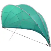 vidaXL Zwembadtent, 592 x 590 x 275 cm, 185T polyester met Polyurethancoating