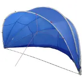 vidaXL Zwembadkoepel 500 x 500 x 236 cm 185T polyester met PU-coating