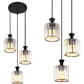 Toolight Ebt025-3Cp Hanglamp - Zwart - 23X105X23Cm