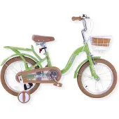 Buxibo - Kinderfiets voor Meisjes - Ibiza - 16 Inch - Groen
