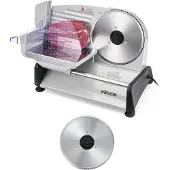 Vevor Universele Vleessnijmachine 200 W Elektrische Snijmachine met 19 cm Mes