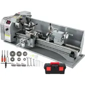 Vevor Metalen draaibank, mini draaibank 220x750mm, draaibank voor metaal, 750W, mini draaibank voor metaalbewerking, draaibank voor metaal, nauwkeurig en eenvoudig te gebruiken