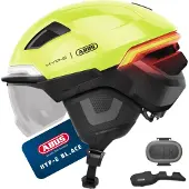 ABUS Fietshelm HYP-E BL.ACE signal yellow S - 51-55 cm - geel - Geschikt voor gebruik op speed pedelecs - elektrische fietsen - snorfietsen - NTA-8776 685 g