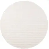 vidaXL Vloerkleden Rond SIROLO Crèmekleurig Ø 160 CM Polyester