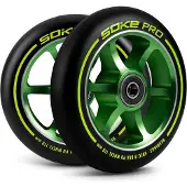 Soke Scooterwielen 110 mm groen, 2 st