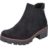 Rieker Enkellaarsje 'Microtretch-Stiefelette zum Hineinschlüpfen' zwart